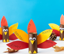 Gobble, Gobble Thankful Turkey Craft!